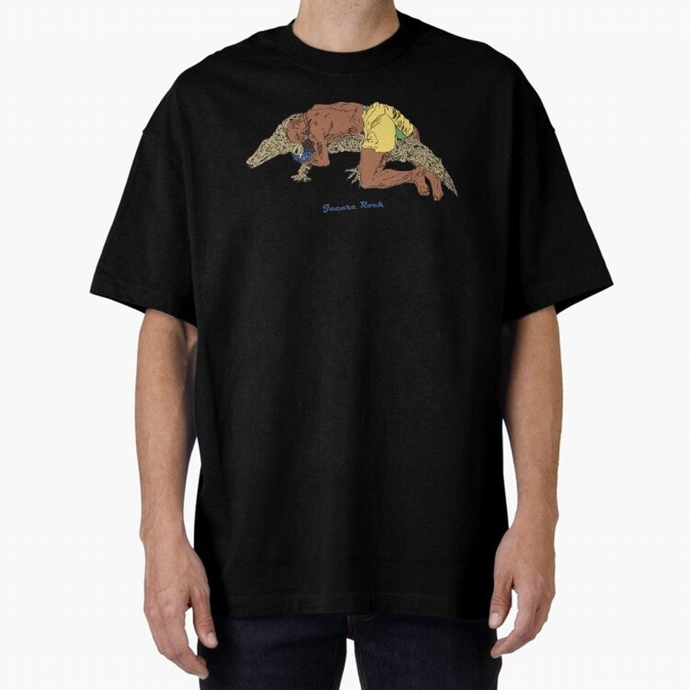 jacare rock Oversized T-Shirt Bring Match Day Fire to the FIFA World Cup 2026 USA Canada Mexico Journey through Haaland and Mbappe Highlights, Germany Pride, Football History, Final Match Energy, Crowd Noise and Once in a Lifetime Moments; Made for