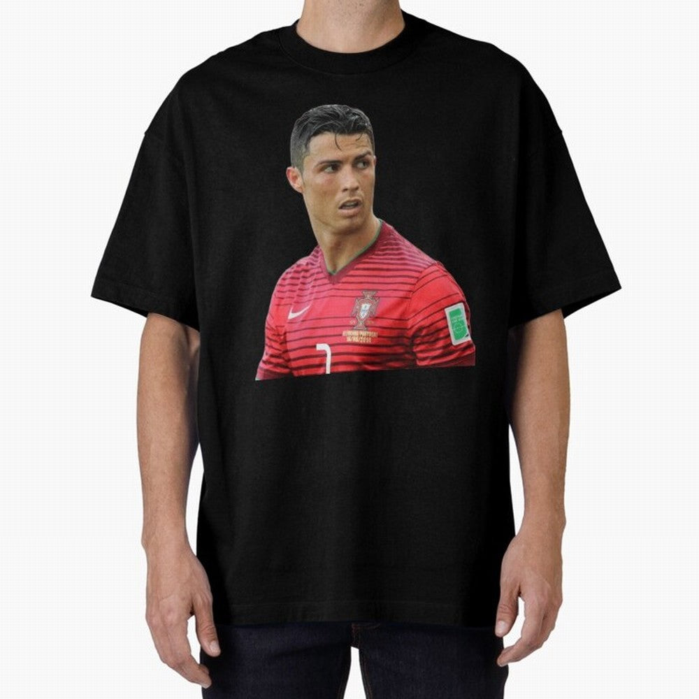 Ronaldo @AmazinProDesign Oversized T-Shirt Feel the Heartbeat of FIFA World Cup 2026 Featuring Neymar, England Energy, Football History, Final Match Energy, Crowd Noise and Once in a Lifetime Moments; Perfect for Supporters Who Want Bold Football
