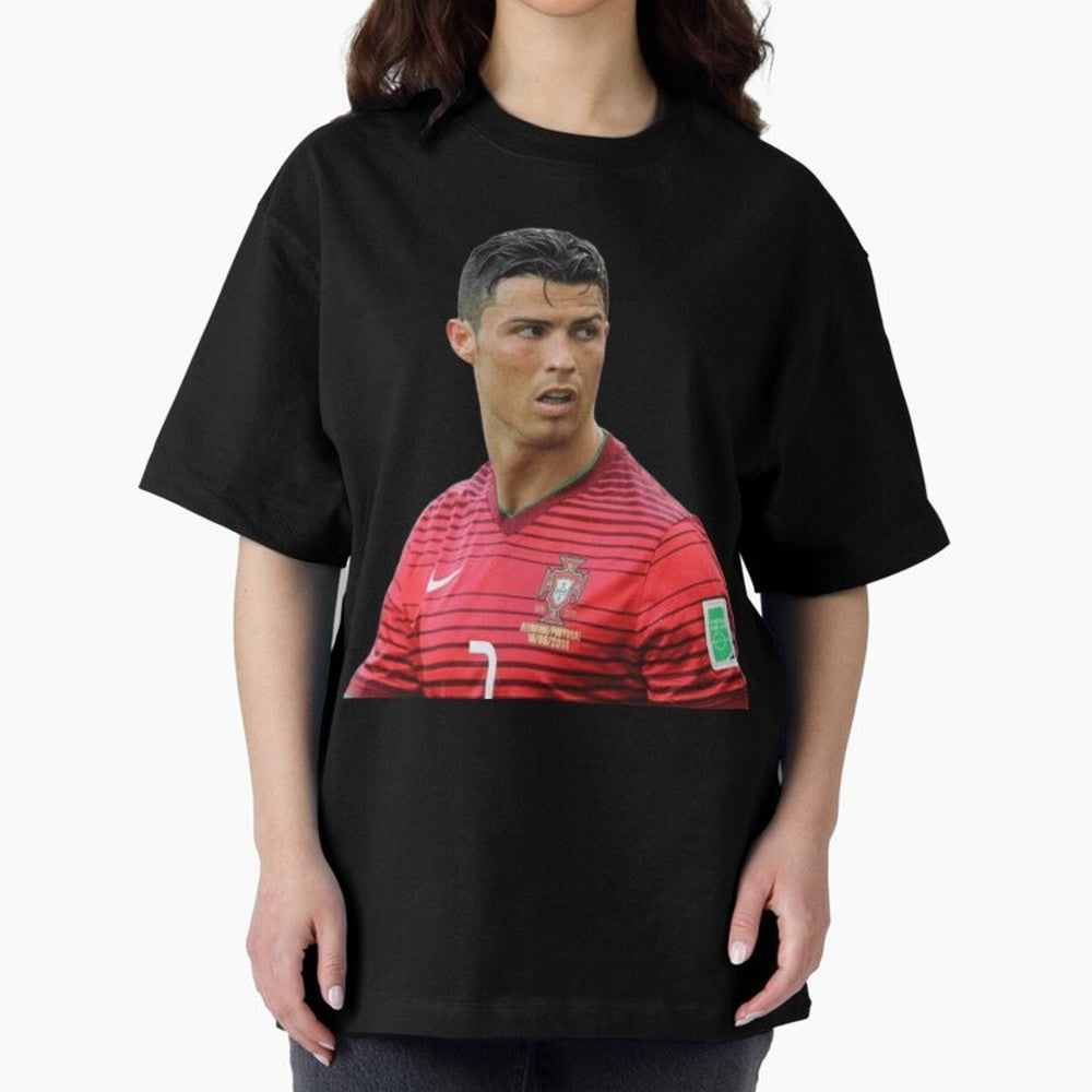 Ronaldo @AmazinProDesign Oversized T-Shirt Feel the Heartbeat of FIFA World Cup 2026 Featuring Neymar, England Energy, Football History, Final Match Energy, Crowd Noise and Once in a Lifetime Moments; Perfect for Supporters Who Want Bold Football