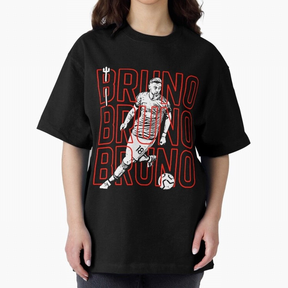 Bruno Fernandes - Manchester United Oversized T-Shirt Get Ready for the FIFA World Cup 2026 Group Stage Journey through Cristiano Ronaldo Highlights, France Pride, Worldwide Fan Energy, Dramatic Goals, Stadium Lights and Championship Celebrations;