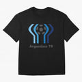Retro Word Cup Logo1 Oversized T-Shirt Cheer through Every Moment of Global Football Passion for FIFA World Cup 2026, Driven by Mbappe, Brazil, Portugal and Argentina, Goal Celebration Energy, Supporter Heritage, Football Icons and Worldwide