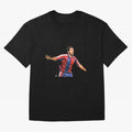 Legends of The Beautiful Game Cartoon Collection Legends Romario Cartoon Artwork162 Oversized T-Shirt Celebrate Fan Favorites in FIFA World Cup 2026 Inspired by Haaland and Mbappe, Brazil, Portugal and Argentina Energy, Football History, Final