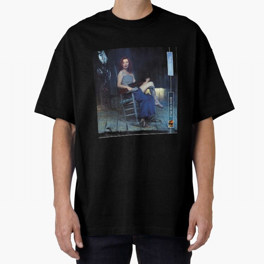 Tori Amos Boys For Pele Album Promo Art Retro Print Oversized T-Shirt Refresh FIFA World Cup 2026 Group Stage Made for Messi, France Energy, Fan Favorite Moments, National Team Passion, Big Match Drama and Soccer History; Ideal for Football Dads,