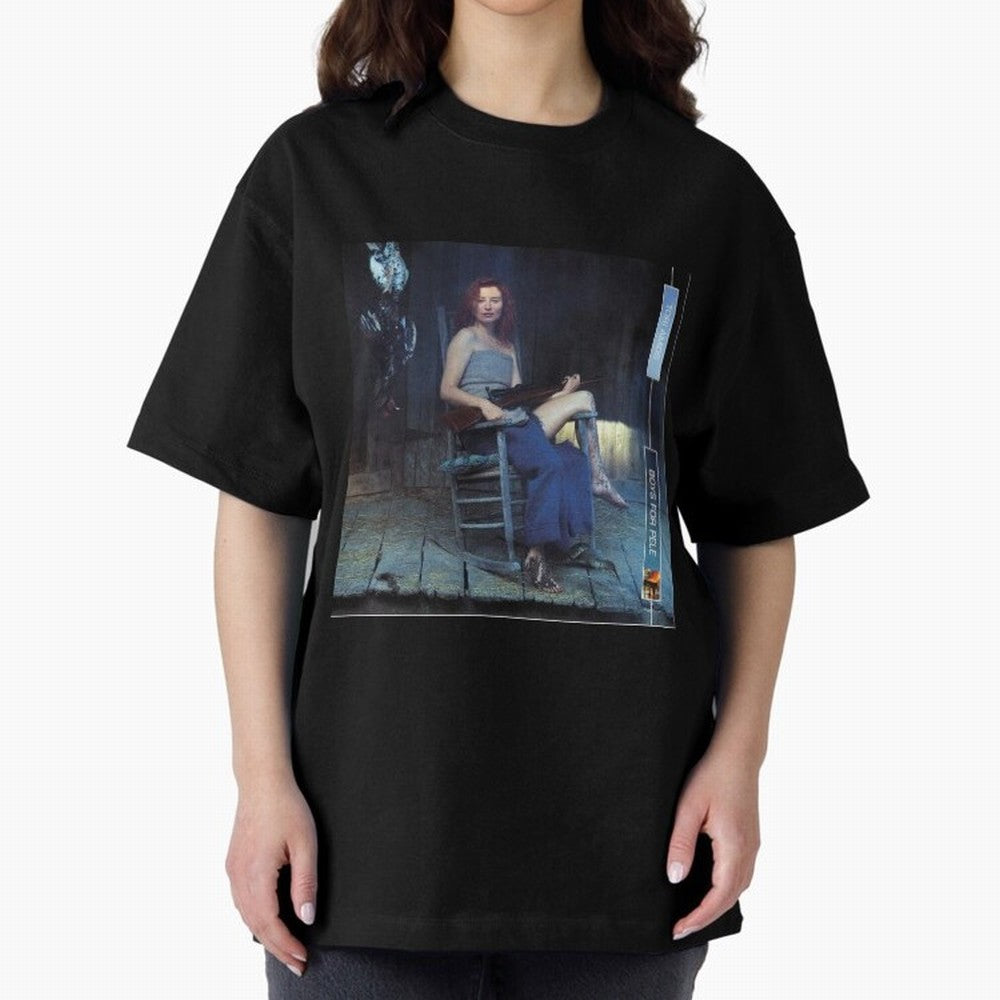 Tori Amos Boys For Pele Album Promo Art Retro Print Oversized T-Shirt Refresh FIFA World Cup 2026 Group Stage Made for Messi, France Energy, Fan Favorite Moments, National Team Passion, Big Match Drama and Soccer History; Ideal for Football Dads,