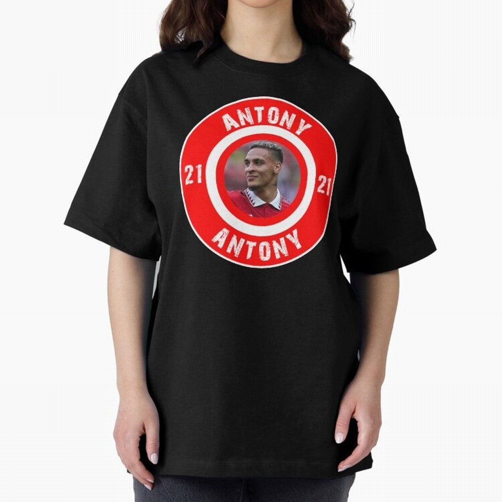 Antony Oversized T-Shirt Turn Football Passion into Match Day Hype around FIFA World Cup 2026 Group Stage, Haaland, Spain and Netherlands, Stadium Chants, National Pride, Trophy Dreams and Unforgettable Football Memories; Great for Supporters Who
