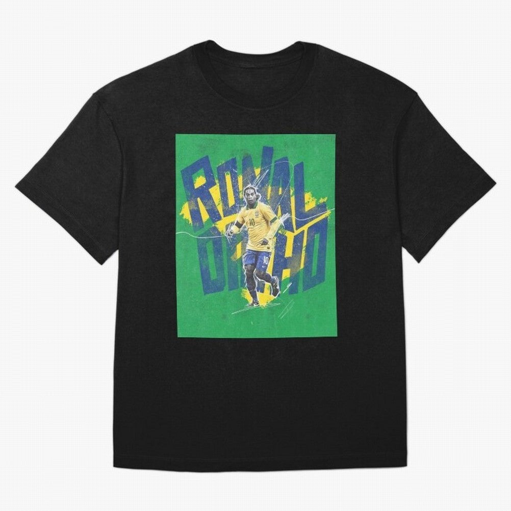 Wallpaper Ronaldinho Art Oversized T-Shirt Bring Bold Fan Energy to FIFA World Cup 2026 Capturing CR7, Netherlands Energy, Football History, Final Match Energy, Crowd Noise and Once in a Lifetime Moments; Ideal for Passionate Fans Who Love Underdog