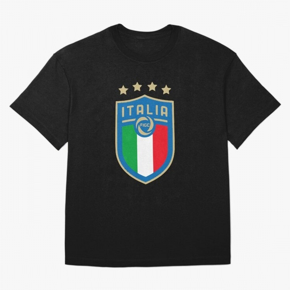Italy Emblem Oversized T-Shirt Relive FIFA World Cup 2026 USA Canada Mexico Featuring Mbappe, France and Portugal Energy, Football Festival Excitement, Trophy Ambitions, Country Rivalries and Star Player Buzz; Perfect for Supporters Who Want Bold