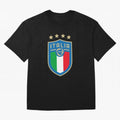 Italy Emblem Oversized T-Shirt Relive FIFA World Cup 2026 USA Canada Mexico Featuring Mbappe, France and Portugal Energy, Football Festival Excitement, Trophy Ambitions, Country Rivalries and Star Player Buzz; Perfect for Supporters Who Want Bold