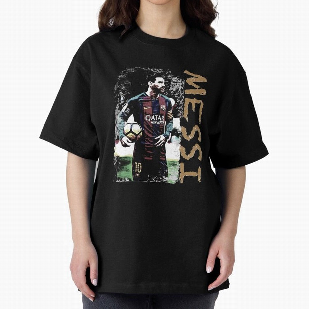 messi 10 Lionel messi FC Barcelona Oversized T-Shirt Celebrate Football Heritage in the FIFA World Cup 2026 Journey through Messi, CR7 and Mbappe Highlights, Portugal, Spain and Germany Pride, Global Supporter Spirit, Legendary Goals, National