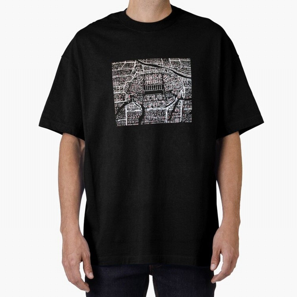 Old Trafford Oversized T-Shirt Honor Football Greatness during Match Day Hype around FIFA World Cup 2026, Haaland and Mbappe, Argentina and Brazil, Fan Favorite Moments, National Team Passion, Big Match Drama and Soccer History; Ideal for Football