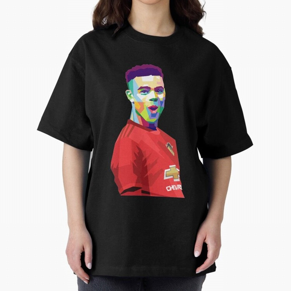 Mason Greenwood Oversized T-Shirt Show Fan Pride Across Match Day Hype around FIFA World Cup 2026 Group Stage, Neymar, Haaland and Cristiano Ronaldo, Brazil, Portugal and Argentina, Champion Mindset, Group Stage Buzz, Knockout Tension and