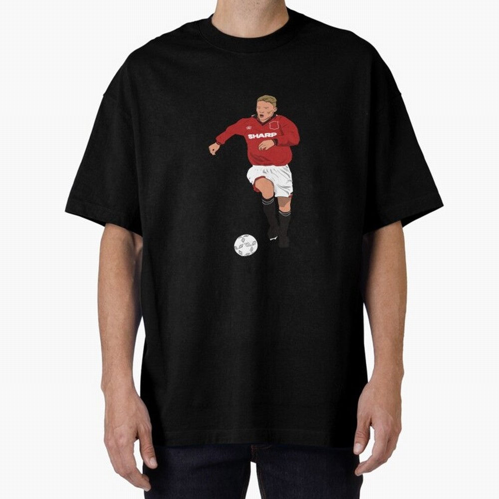 Scott McTominay 95_96 Kit Oversized T-Shirt Upgrade FIFA World Cup 2026 for Fans of Mbappe and England, Bringing Football Festival Excitement, Trophy Ambitions, Country Rivalries and Star Player Buzz; Ideal for Passionate Fans Who Love Underdog