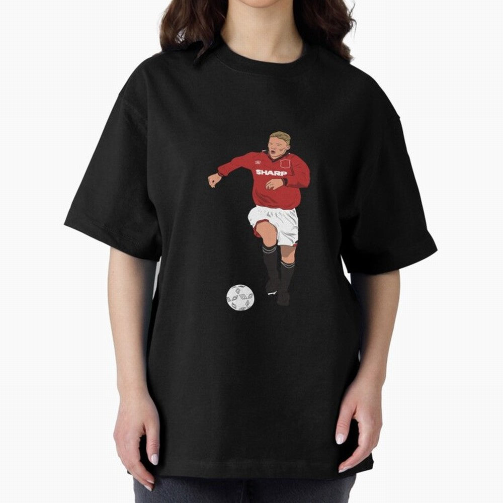 Scott McTominay 95_96 Kit Oversized T-Shirt Upgrade FIFA World Cup 2026 for Fans of Mbappe and England, Bringing Football Festival Excitement, Trophy Ambitions, Country Rivalries and Star Player Buzz; Ideal for Passionate Fans Who Love Underdog