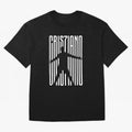 Christiano Ronaldo Icon black Jersey 2023 Oversized T-Shirt Fuel Your Fan Pride for Match Day Hype around FIFA World Cup 2026 USA Canada Mexico, Mbappe, Argentina, France and Brazil, Stadium Chants, National Pride, Trophy Dreams and Unforgettable