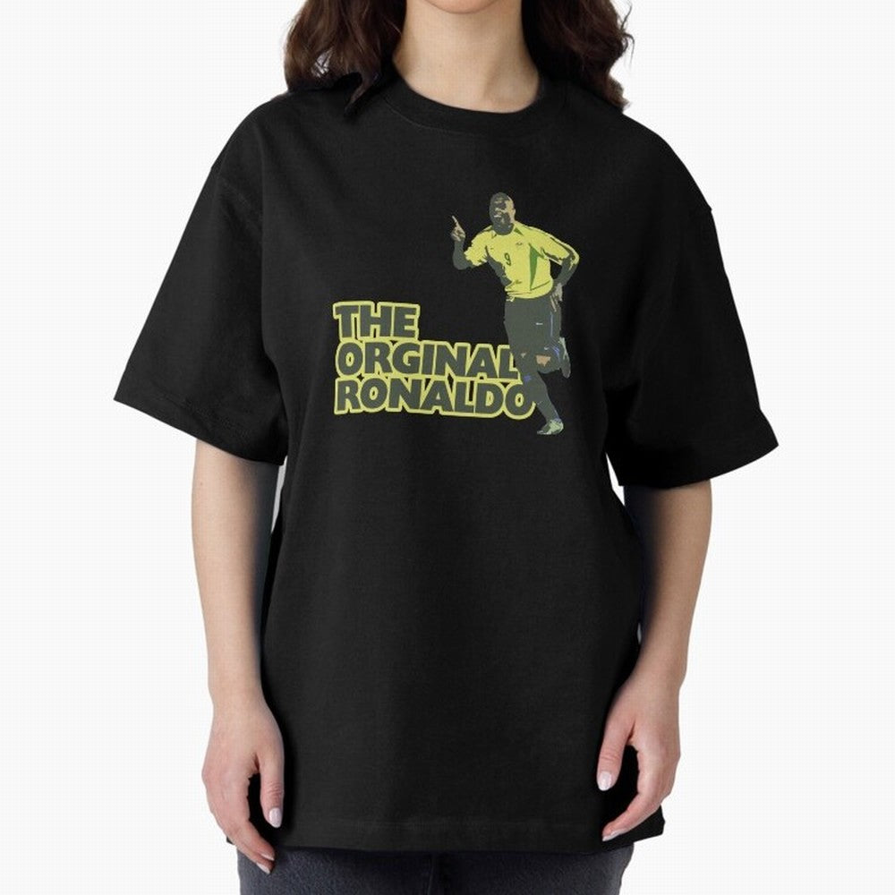 The Orginal Ronaldo Oversized T-Shirt Show Your Tournament Heart for Global Football Passion for FIFA World Cup 2026 USA Canada Mexico, Highlighting Messi, CR7 and Mbappe, France, Goal Celebration Energy, Supporter Heritage, Football Icons and
