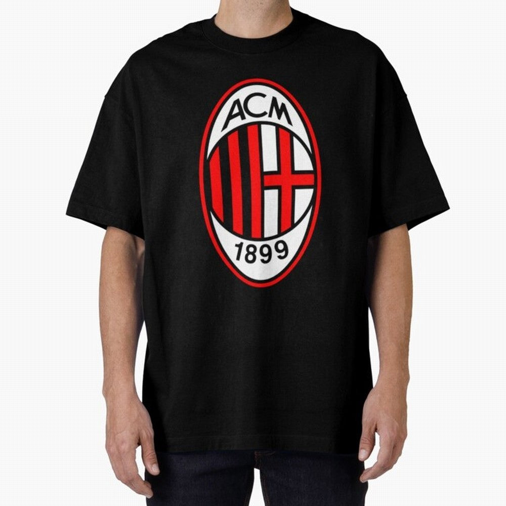 AC Milan Classic . Oversized T-Shirt Represent the FIFA World Cup 2026 Group Stage Journey through Messi, Neymar and Mbappe Highlights, Spain and Netherlands Pride, Worldwide Fan Energy, Dramatic Goals, Stadium Lights and Championship Celebrations;