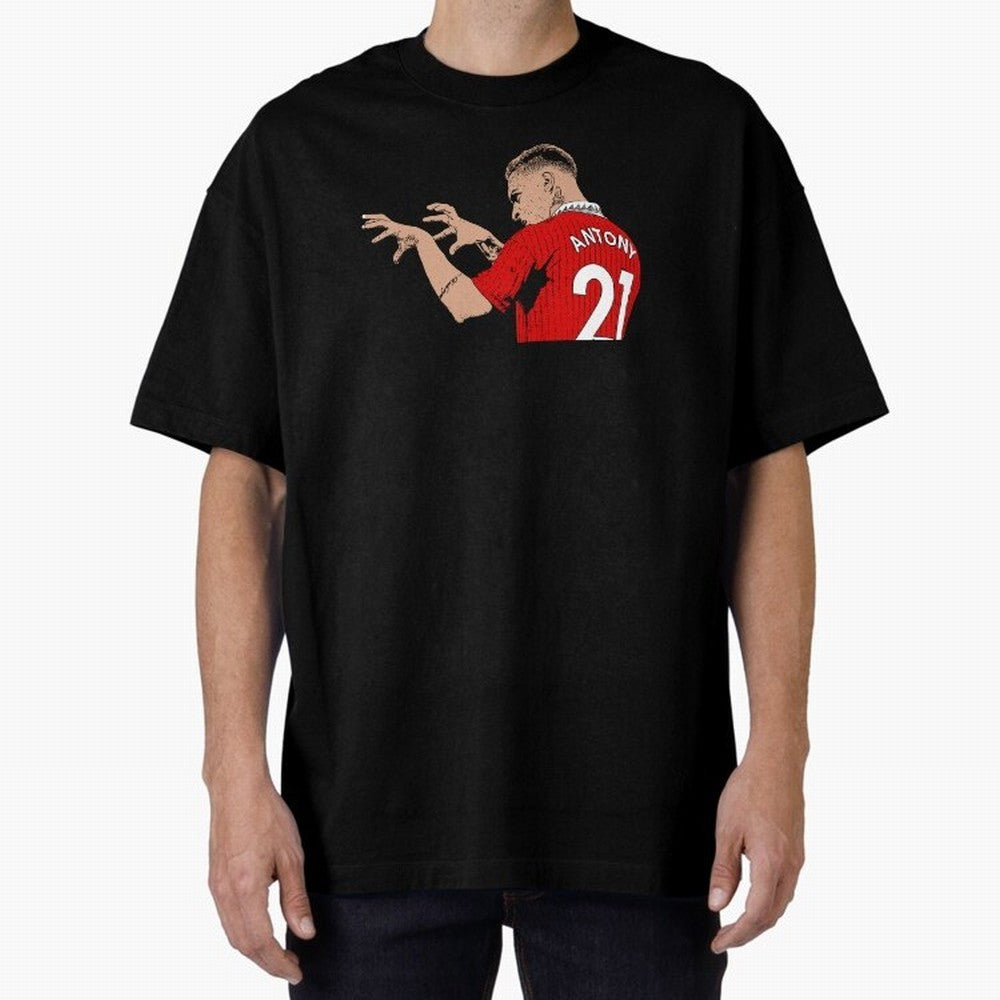 Antony Oversized T-Shirt Bring Retro Soccer Energy to FIFA World Cup 2026 USA Canada Mexico Built around Cristiano Ronaldo, France and Portugal Energy, Fan Favorite Moments, National Team Passion, Big Match Drama and Soccer History; Built for