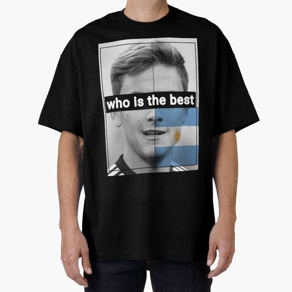 dybala Oversized T-Shirt Bring a Vintage Feel to the FIFA World Cup 2026 Journey through Mbappe and Neymar Highlights, France Pride, Championship Spirit, Famous Goals, Roaring Crowds and International Football Unity; Ideal for Fans Who Follow