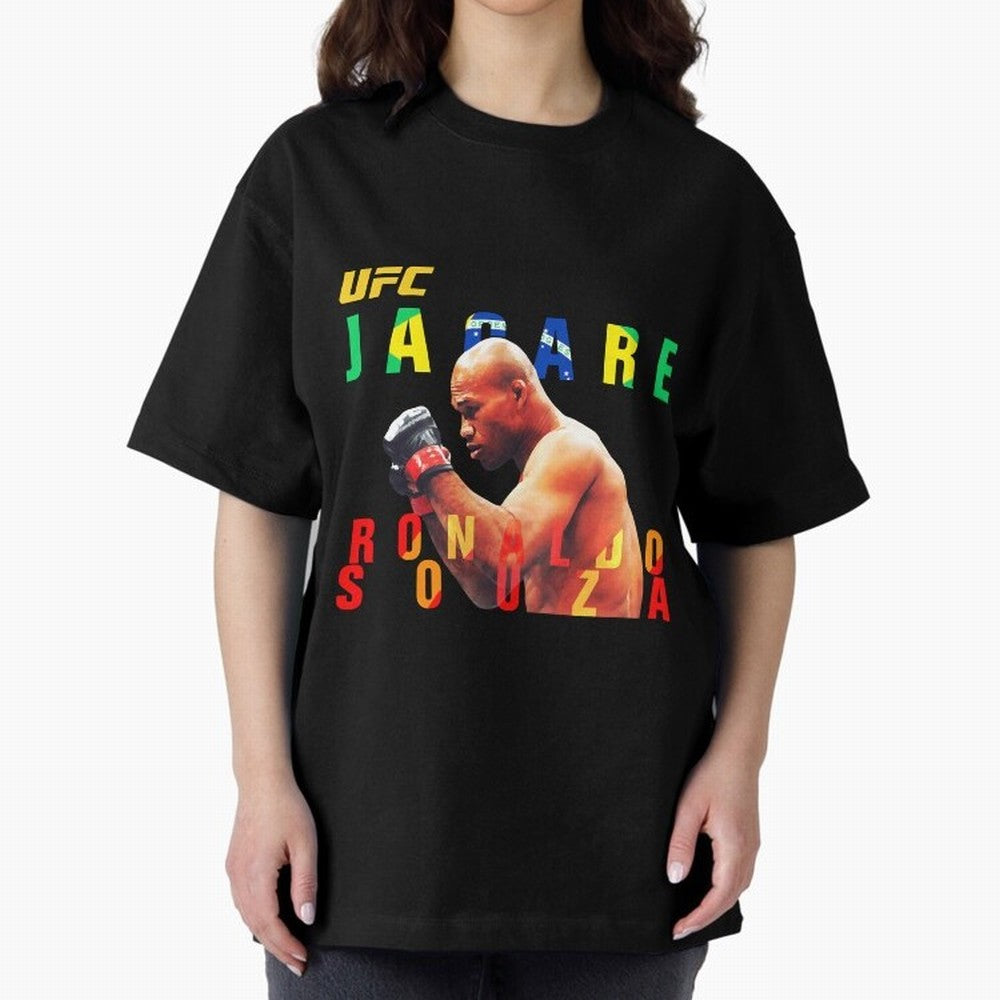 Ronaldo Jacare Souza MMA UFC 256 Oversized T-Shirt Show Support during Global Football Passion for FIFA World Cup 2026 USA Canada Mexico, Driven by Mbappe, Portugal, Supporter Pride, Iconic Celebrations, Legendary Names and Global Match Day Energy;