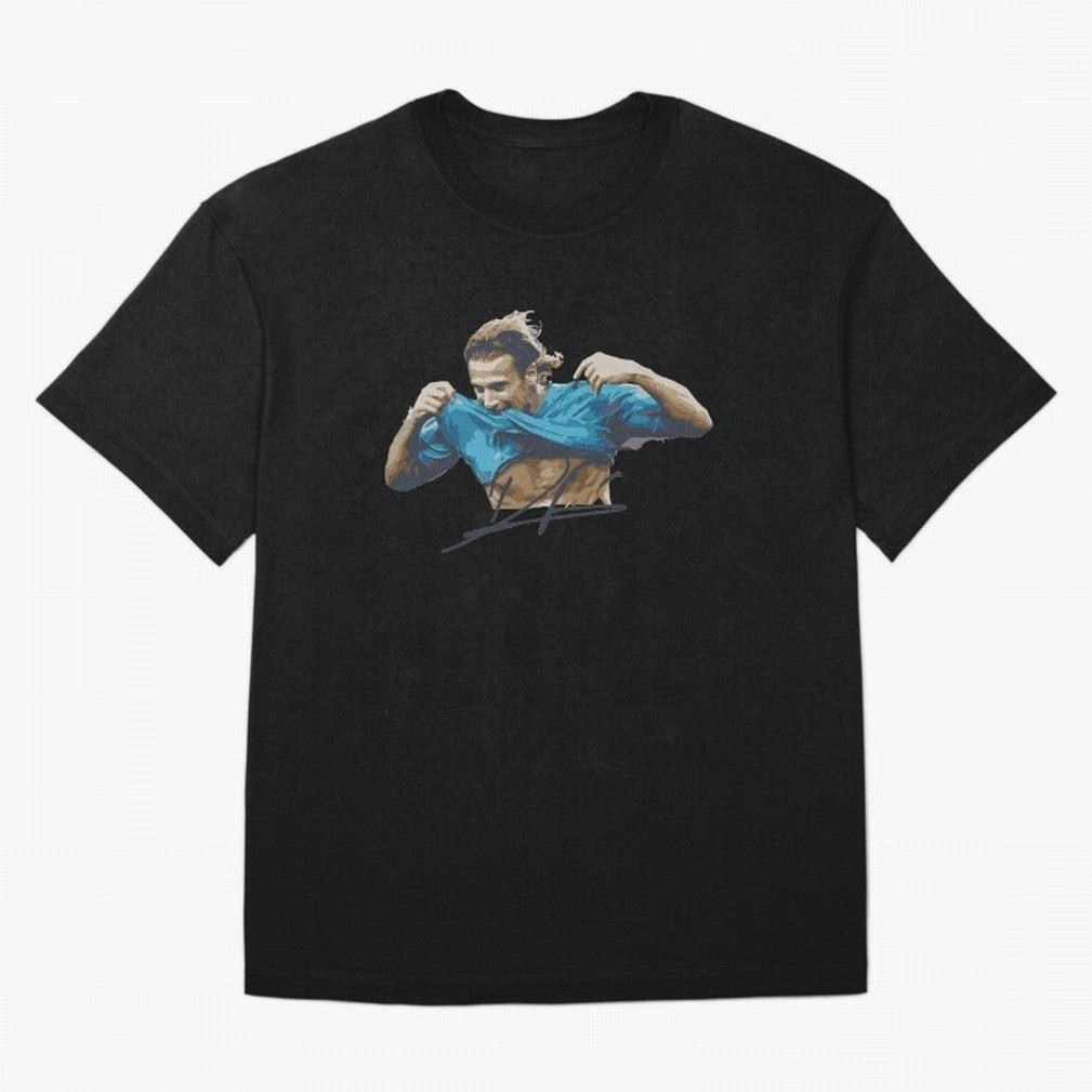 Diego Forlan Football Legends Oversized T-Shirt Celebrate Global Passion for FIFA World Cup 2026 Spirit, Highlighting Brazil, Cristiano Ronaldo, Haaland and CR7, Worldwide Fan Energy, Dramatic Goals, Stadium Lights and Championship Celebrations;
