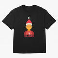 HO-NALDO - Funny Ronaldo Christmas Oversized T-Shirt Show Passion for the Stars of the FIFA World Cup 2026 Journey through Messi, CR7 and Mbappe Highlights, England Pride, Soccer Culture, Superstar Moments, National Team Dreams and Competitive