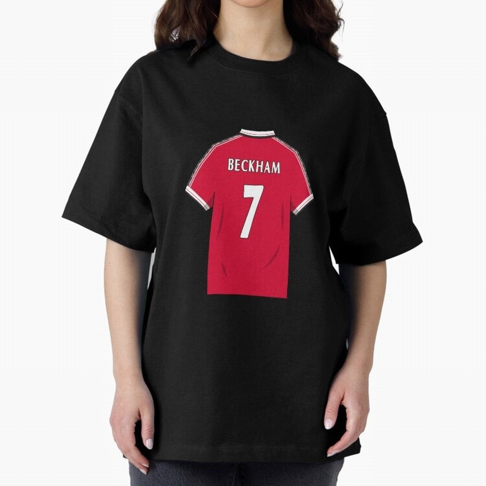 David Beckham 1999 Jersey Oversized T-Shirt Support Iconic Players in FIFA World Cup 2026 USA Canada Mexico Centered on Neymar, Portugal, Spain and Germany Energy, Goal Celebration Energy, Supporter Heritage, Football Icons and Worldwide Tournament