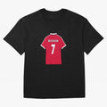 David Beckham 1999 Jersey Oversized T-Shirt Support Iconic Players in FIFA World Cup 2026 USA Canada Mexico Centered on Neymar, Portugal, Spain and Germany Energy, Goal Celebration Energy, Supporter Heritage, Football Icons and Worldwide Tournament