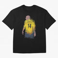 Thierry Henry Arsenal Illustration Oversized T-Shirt Make Every Kick Count in Match Day Hype around FIFA World Cup 2026 Group Stage, CR7, France and Portugal, Classic Soccer Heritage, Championship Pressure, Fan Loyalty and International Pride;