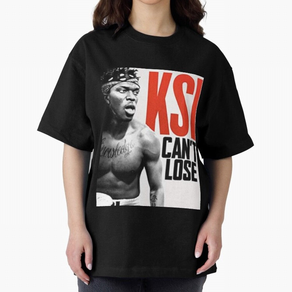 ksi Oversized T-Shirt Show Your Stadium Side during FIFA World Cup 2026 Group Stage Inspired by Mbappe and Neymar, Portugal Energy, Match Day Excitement, Supporter Culture, Golden Goals and Global Football Passion; Made for Collectors Who Enjoy