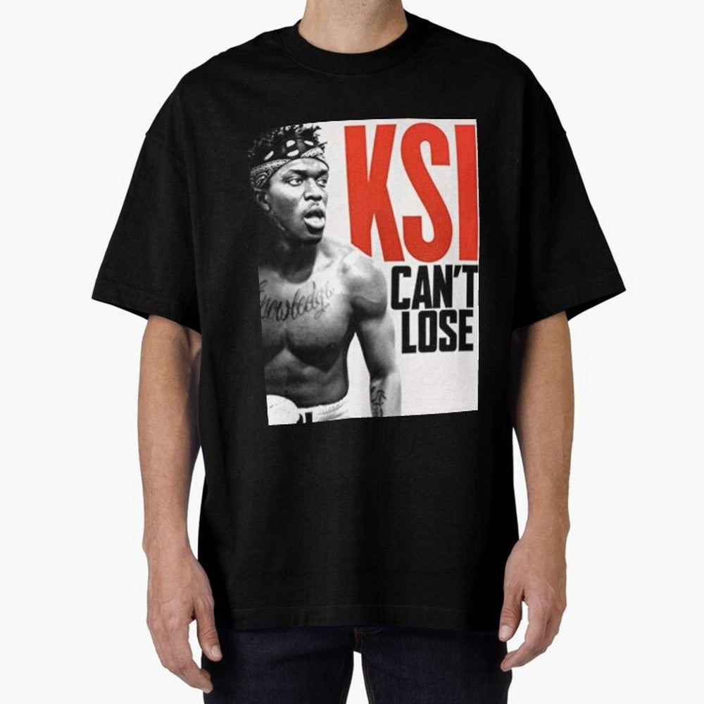 ksi Oversized T-Shirt Show Your Stadium Side during FIFA World Cup 2026 Group Stage Inspired by Mbappe and Neymar, Portugal Energy, Match Day Excitement, Supporter Culture, Golden Goals and Global Football Passion; Made for Collectors Who Enjoy