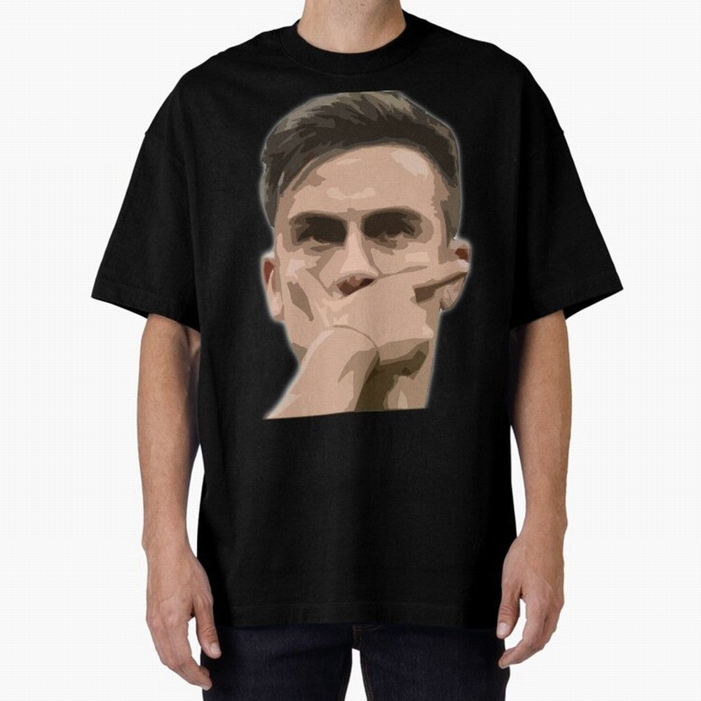 Dybala Oversized T-Shirt Join Supporters Worldwide for FIFA World Cup 2026 USA Canada Mexico for Fans of CR7 and Messi and France, Bringing Football Passion, Legendary Performances, Festival Vibes and Supporter Community; Ideal for Passionate Fans
