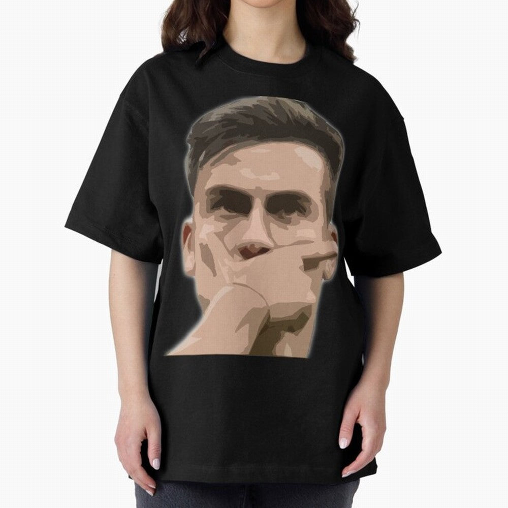 Dybala Oversized T-Shirt Join Supporters Worldwide for FIFA World Cup 2026 USA Canada Mexico for Fans of CR7 and Messi and France, Bringing Football Passion, Legendary Performances, Festival Vibes and Supporter Community; Ideal for Passionate Fans