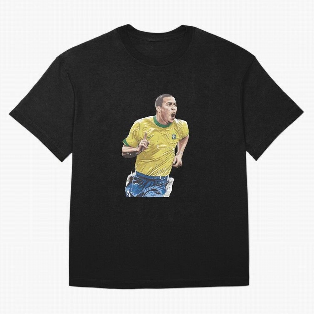 R9, El Grande Ronaldo Nazario Oversized T-Shirt Remember Iconic Moments from FIFA World Cup 2026 Spirit, Made for Spain, Mbappe, Retro Football Energy, Iconic Rivalries, Trophy Chase Drama and Stadium Atmosphere; Ideal for Football Dads, Football
