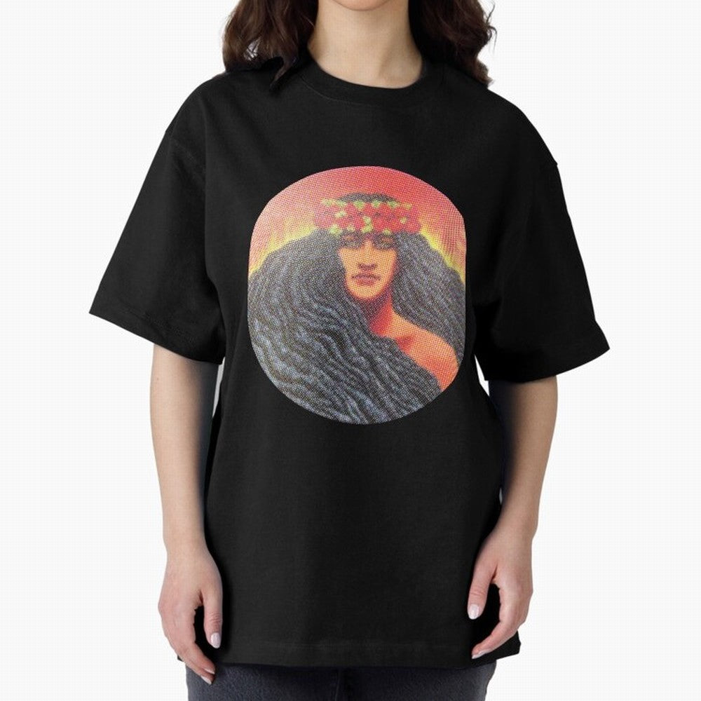 Goddess Pele Hawaii Volcano Oversized T-Shirt Back Your Heroes with FIFA World Cup 2026 Inspired by Messi, CR7 and Mbappe, Portugal, Spain and Germany Energy, Global Supporter Spirit, Legendary Goals, National Colors and Tournament Celebration;