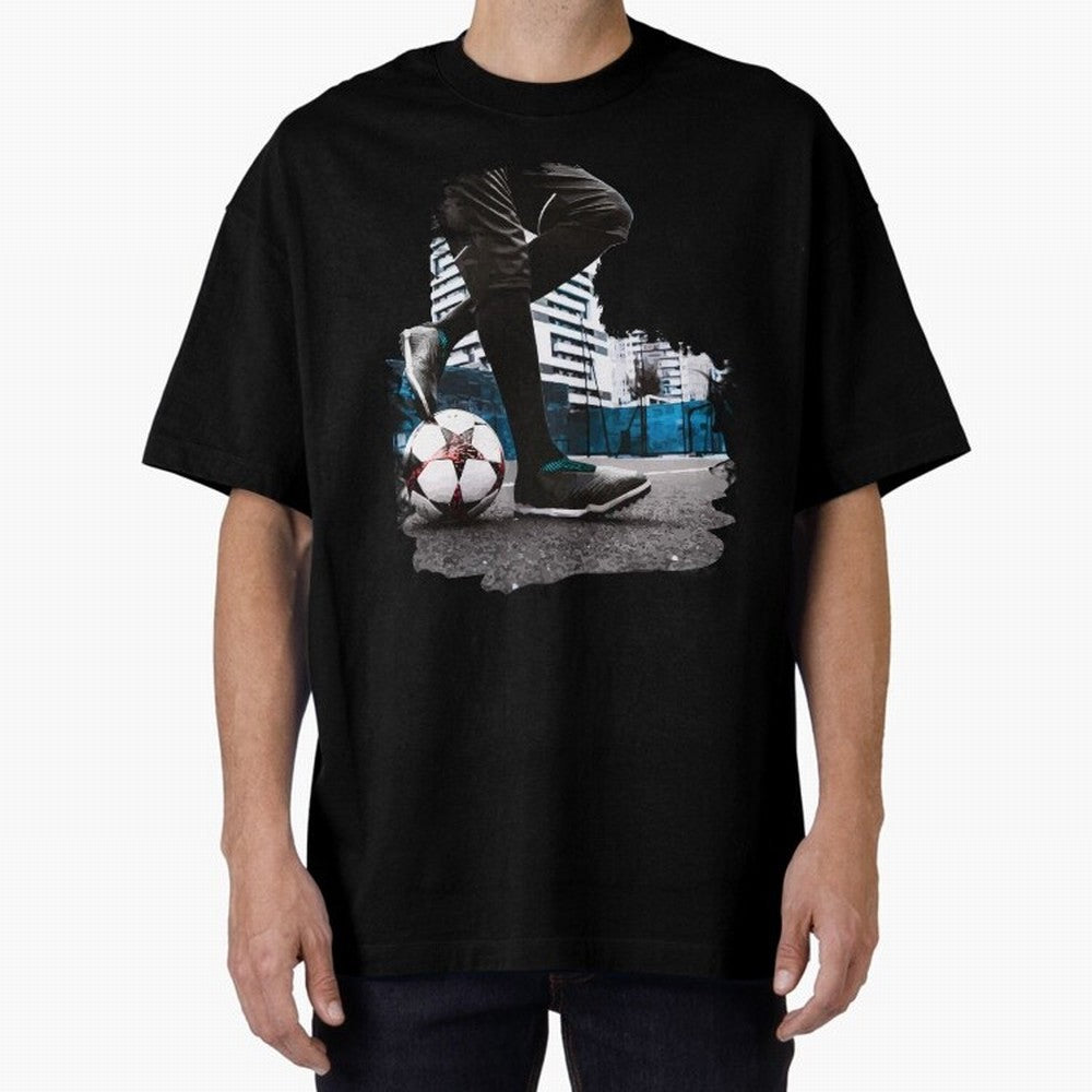 Street Soccer in my Hood Oversized T-Shirt Turn Football Passion into the FIFA World Cup 2026 Group Stage Journey through Messi and Cristiano Ronaldo Highlights, England Pride, Classic Soccer Heritage, Championship Pressure, Fan Loyalty and