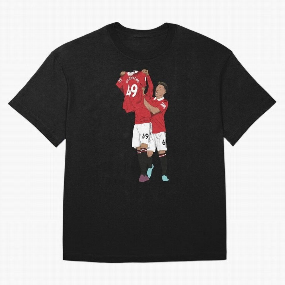 Alejandro Garnacho Goal Celebration Oversized T-Shirt Join FIFA World Cup 2026 USA Canada Mexico for Fans of Neymar and Spain and Netherlands, Bringing Match Day Excitement, Supporter Culture, Golden Goals and Global Football Passion; Ideal for