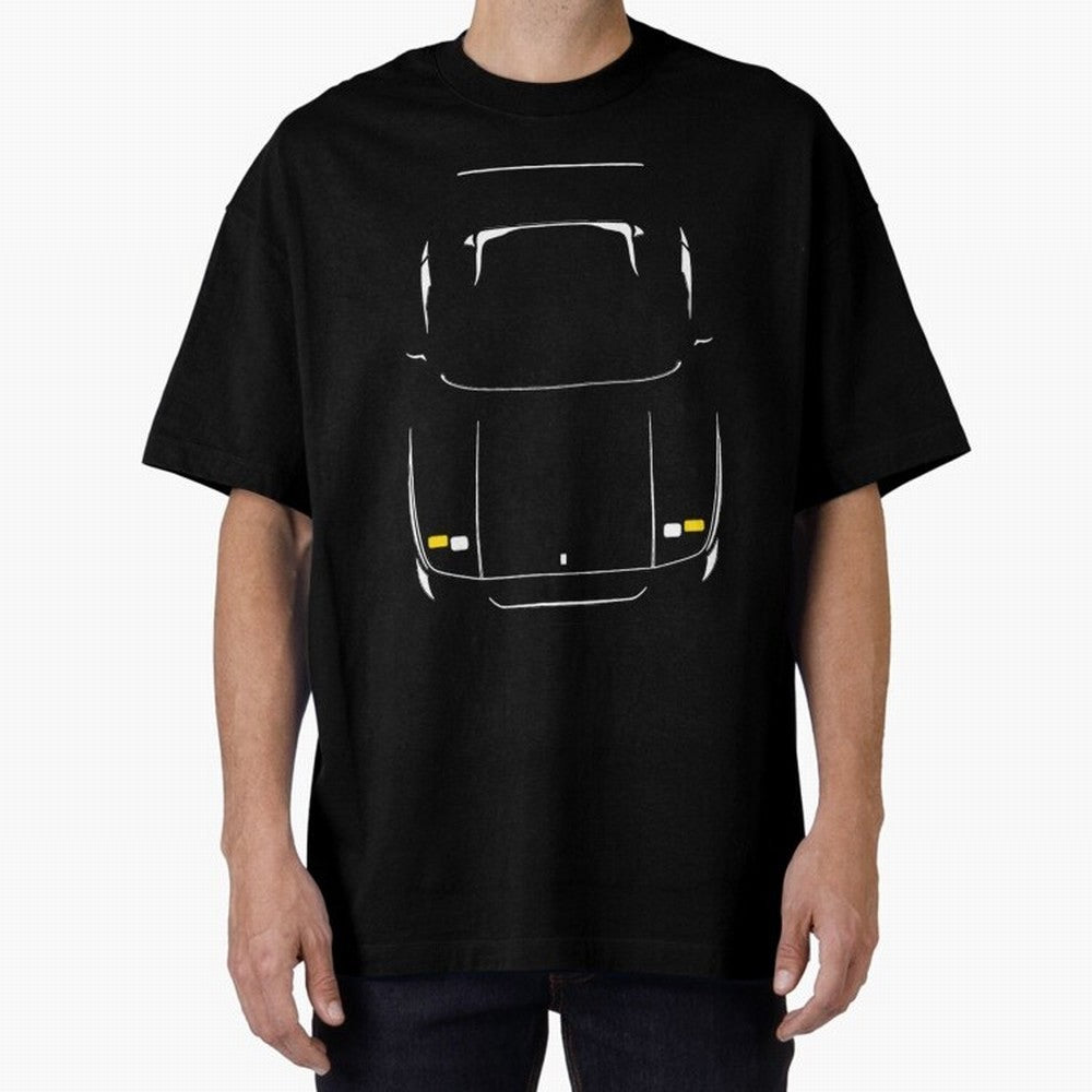 Ferrari F40 F40 Simple Body Cut Oversized T-Shirt Keep the Legacy of FIFA World Cup 2026 USA Canada Mexico Built around CR7 and Messi, Brazil, Portugal and Argentina Energy, Vintage Soccer Flavor, Modern Football Stars, National Flags and Final