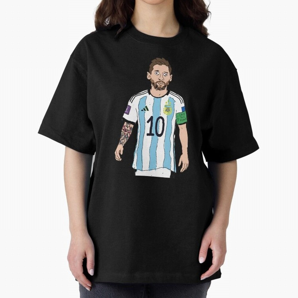 Badly Drawn Messi Classic T-Shirt Bring Stadium Energy to the FIFA World Cup 2026 USA Canada Mexico Journey through Neymar, Haaland and Cristiano Ronaldo Highlights, Argentina, France and Brazil Pride, Match Day Excitement, Supporter Culture,