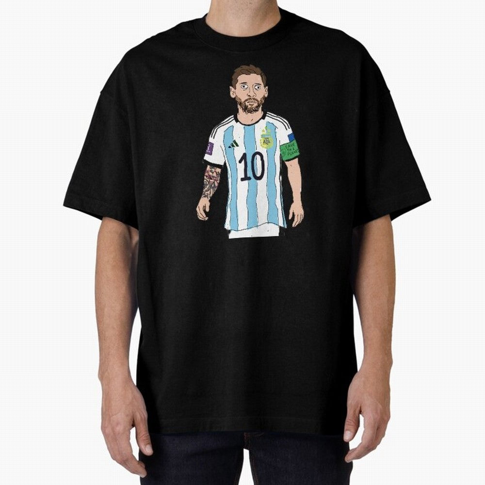 Badly Drawn Messi Classic T-Shirt Bring Stadium Energy to the FIFA World Cup 2026 USA Canada Mexico Journey through Neymar, Haaland and Cristiano Ronaldo Highlights, Argentina, France and Brazil Pride, Match Day Excitement, Supporter Culture,