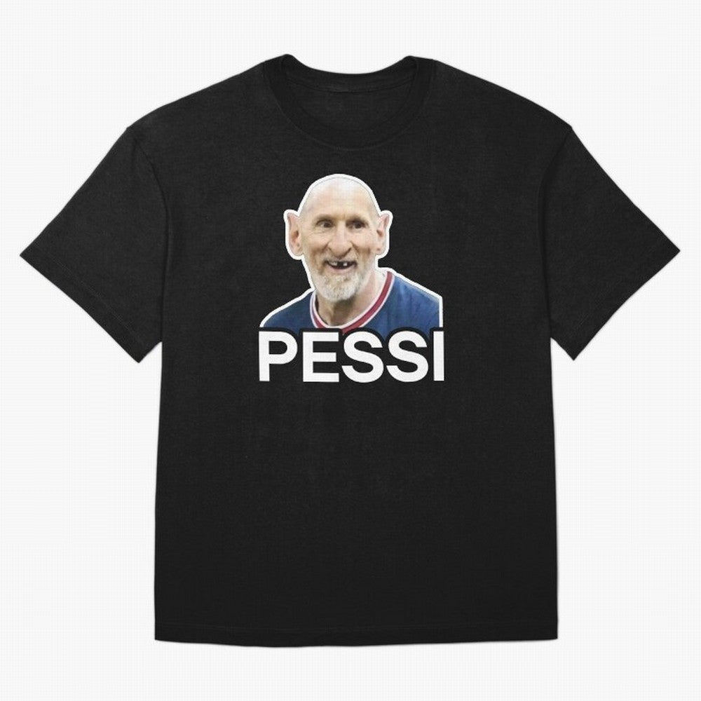 PESSI MEME Classic T-Shirt Capture Match Day Hype around FIFA World Cup 2026 USA Canada Mexico, Messi, Argentina and Brazil, Game Day Rituals, Football Legends, Country Pride and the Road to the Final; Ideal for Football Dads, Football Moms,