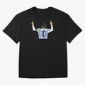 Lionel Messi Sticker Classic T-Shirt Capture Stadium Memories from FIFA World Cup 2026 USA Canada Mexico for Fans of Messi and Cristiano Ronaldo and England, Bringing Supporter Pride, Iconic Celebrations, Legendary Names and Global Match Day