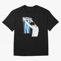 Art Messi Illustration Classic T-Shirt Honor the Football Icons of FIFA World Cup 2026 Spirit, Built around Argentina, Haaland and Mbappe, Match Day Excitement, Supporter Culture, Golden Goals and Global Football Passion; Created for Match Day