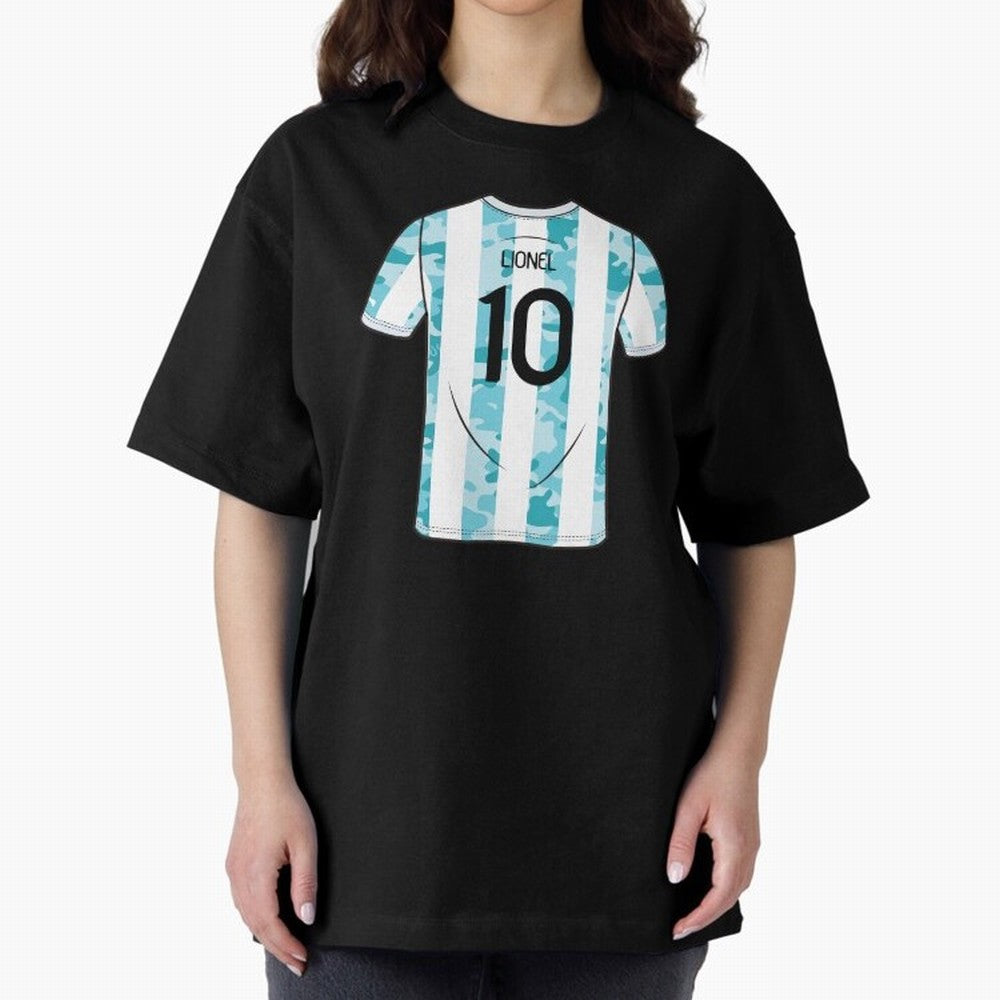 Jersey Illustration LeoMessi Classic T-Shirt Feel the Heartbeat of FIFA World Cup 2026 USA Canada Mexico for Fans of CR7 and Messi and Argentina, France and Brazil, Bringing Game Day Rituals, Football Legends, Country Pride and the Road to the