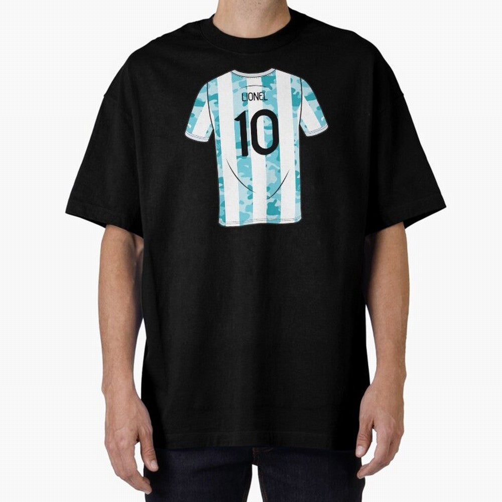 Jersey Illustration LeoMessi Classic T-Shirt Feel the Heartbeat of FIFA World Cup 2026 USA Canada Mexico for Fans of CR7 and Messi and Argentina, France and Brazil, Bringing Game Day Rituals, Football Legends, Country Pride and the Road to the
