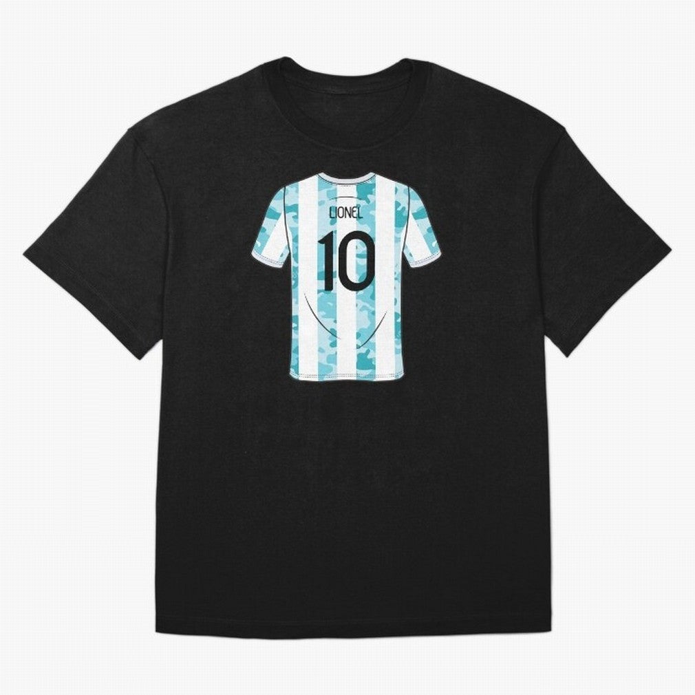 Jersey Illustration LeoMessi Classic T-Shirt Feel the Heartbeat of FIFA World Cup 2026 USA Canada Mexico for Fans of CR7 and Messi and Argentina, France and Brazil, Bringing Game Day Rituals, Football Legends, Country Pride and the Road to the