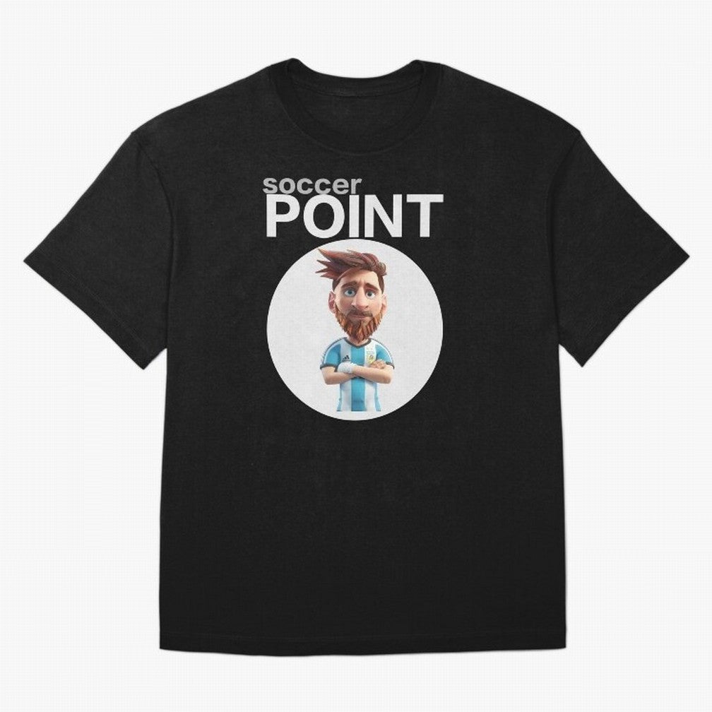 soccer POINT Oversized T-Shirt Wear the Spirit of FIFA World Cup 2026 Driven by Messi and Cristiano Ronaldo, England, France and Netherlands Energy, Football History, Final Match Energy, Crowd Noise and Once in a Lifetime Moments; Ideal for
