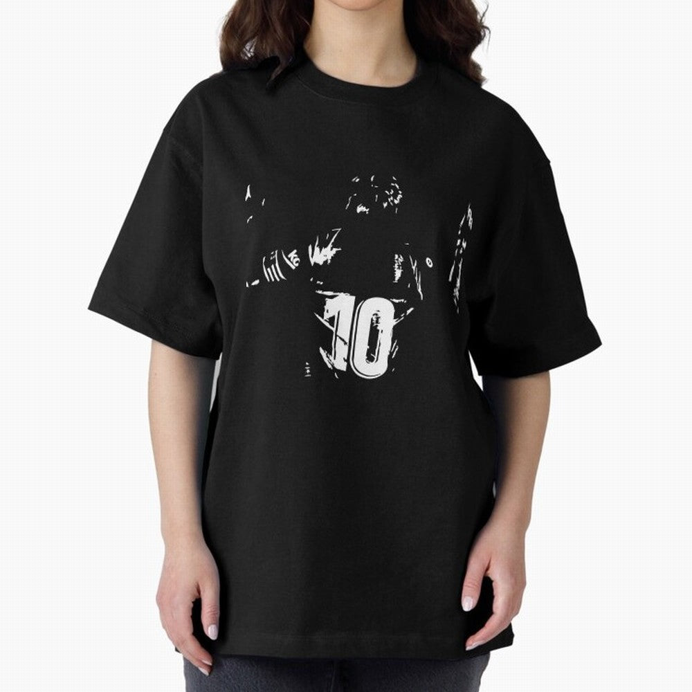The Greatest Lionel Messi No.10 Oversized T-Shirt Bring Global Tournament Vibes to Global Football Passion for FIFA World Cup 2026 USA Canada Mexico, Connected to Messi and Cristiano Ronaldo, Brazil, Goal Celebration Energy, Supporter Heritage,