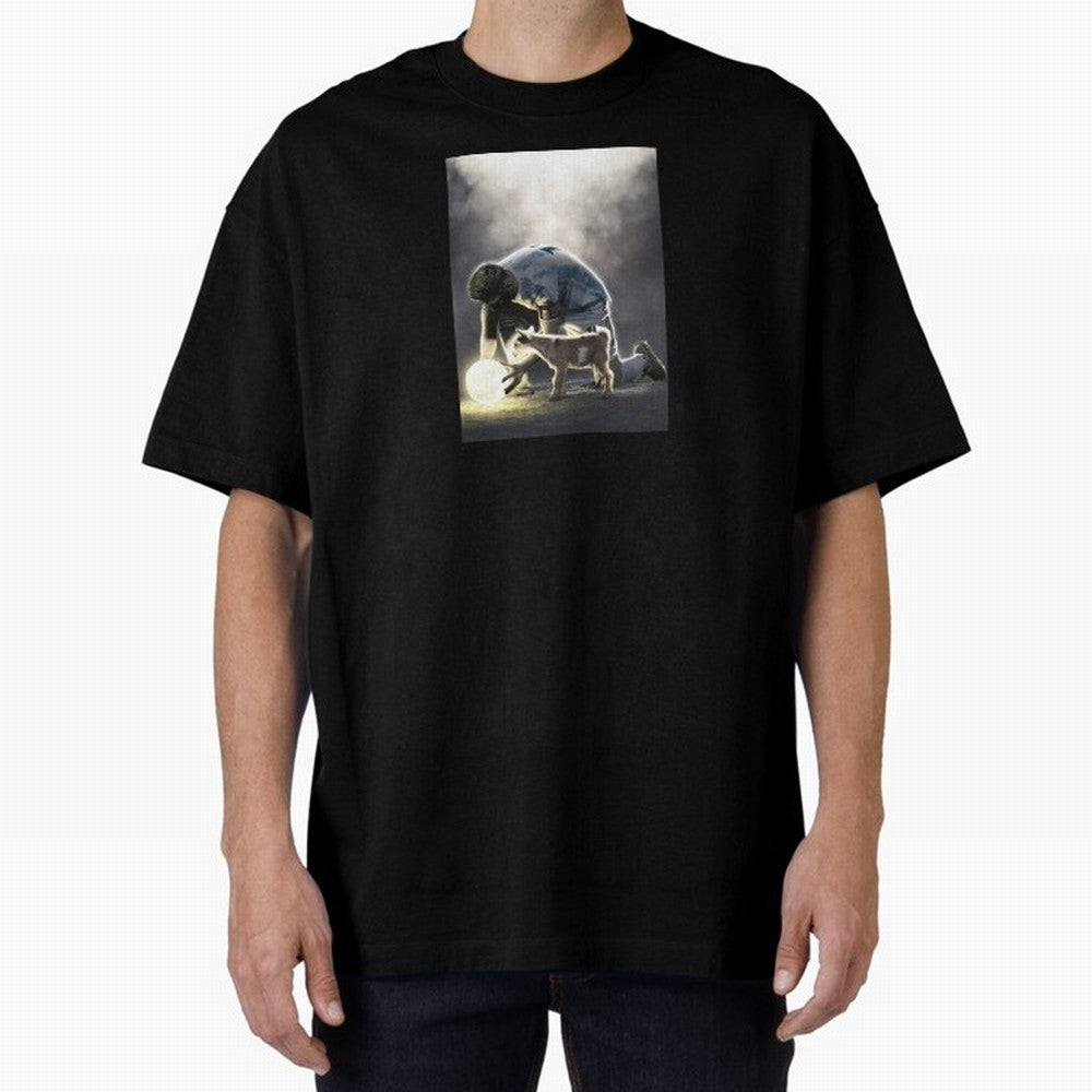 LIONEL MESSI GOAT Oversized T-Shirt Capture FIFA World Cup 2026 for Fans of Messi and Argentina and Brazil, Bringing Football Festival Excitement, Trophy Ambitions, Country Rivalries and Star Player Buzz; Ideal for Passionate Fans Who Love Underdog