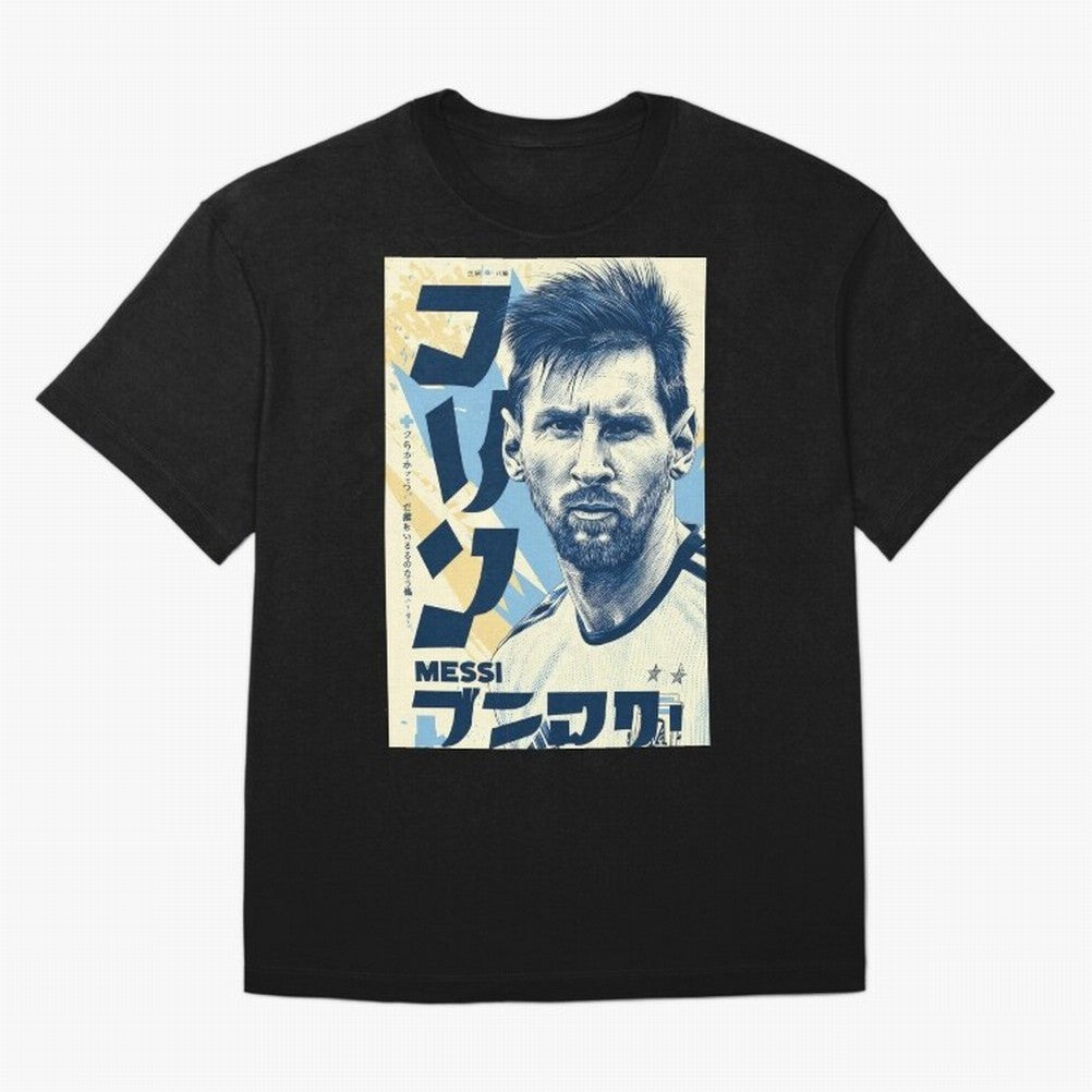 Messi Argentina Blue Classic T-Shirt Show Match Day Excitement for FIFA World Cup 2026 Group Stage Spirit, Inspired by Brazil, Portugal and Argentina, Cristiano Ronaldo, Haaland and CR7, Championship Spirit, Famous Goals, Roaring Crowds and