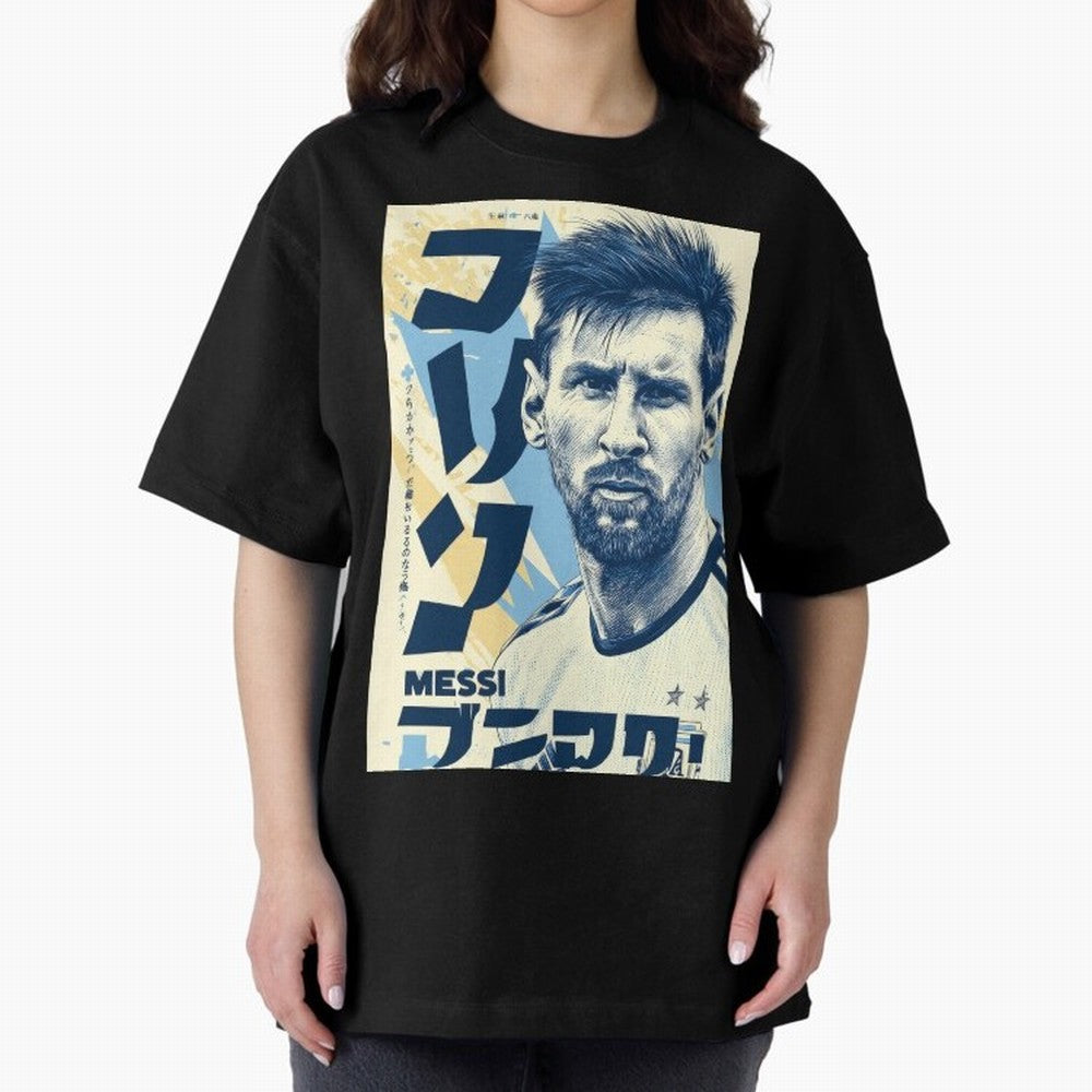 Messi Argentina Blue Classic T-Shirt Show Match Day Excitement for FIFA World Cup 2026 Group Stage Spirit, Inspired by Brazil, Portugal and Argentina, Cristiano Ronaldo, Haaland and CR7, Championship Spirit, Famous Goals, Roaring Crowds and